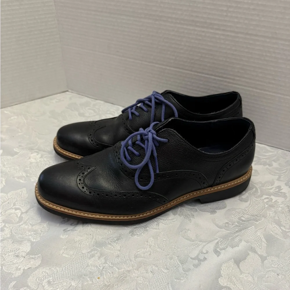 Cole Haan‎ Grand Evolution Great Jones Leather Wingtip Oxford Black 10M Shoe